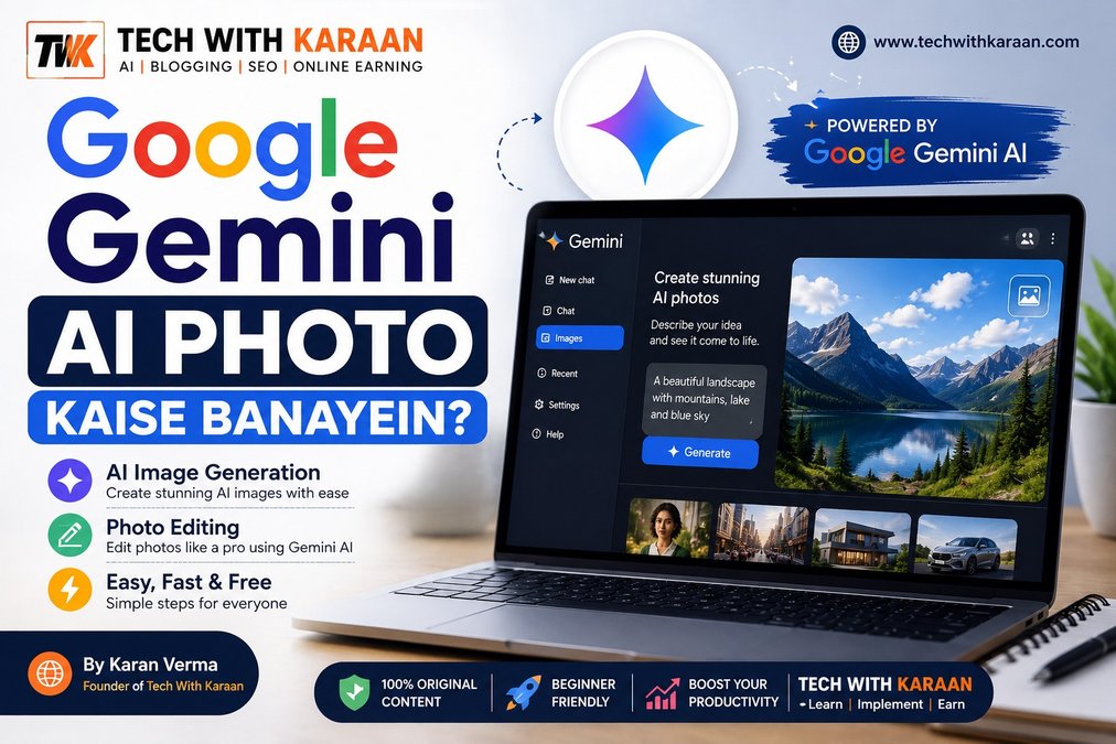 Google Gemini se AI photo kaise banayein